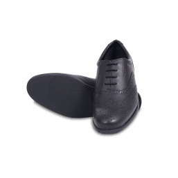FeetScience Mens Black Oxford Shoes Broque 100R 