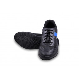 FeetScience Unisex Black Blue Lace-Up Shoes Champion200