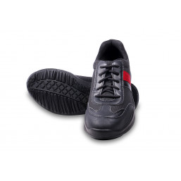 FeetScience Unisex Black Red Lace-Up Shoes Champion200