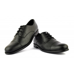 FeetScience Mens Black Derby Shoes Elan201R