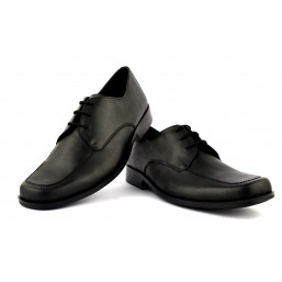 FeetScience Mens Black Derby Shoes Elan201S