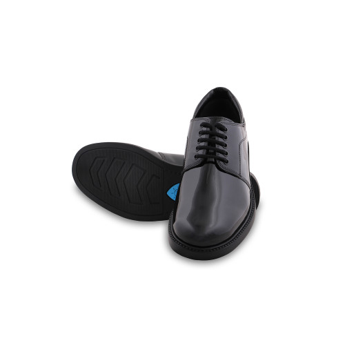 FeetScience Mens Black Derby Shoes Elan 200RPCG