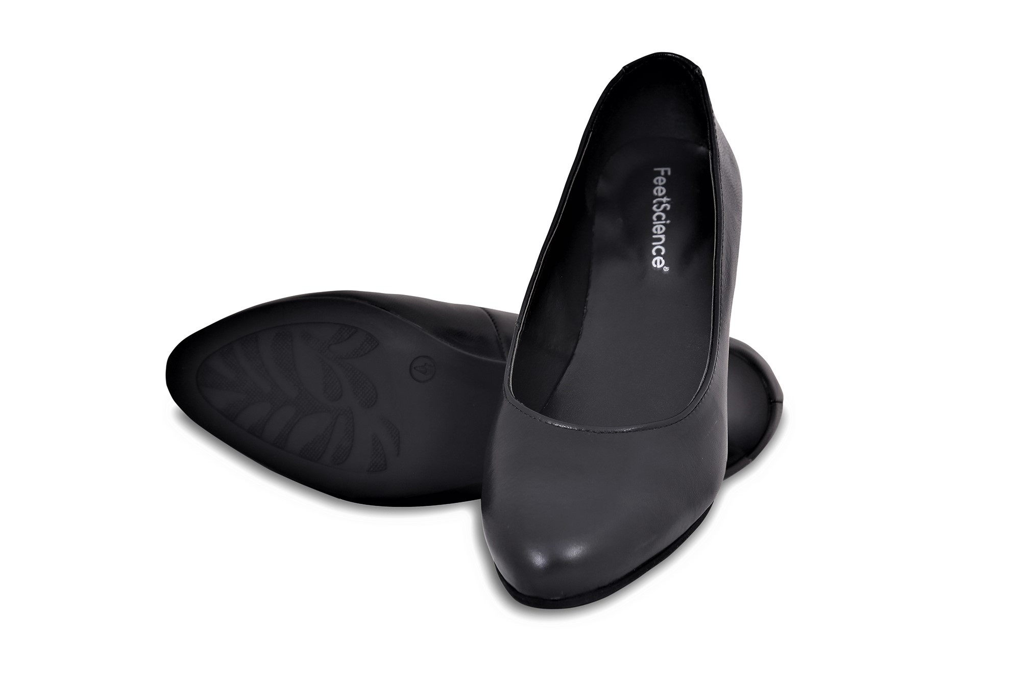 FeetScience Women Black Slip-On Shoes Wings 200RL