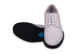 FeetScience Mens White Derby Shoes Elan 200RPU